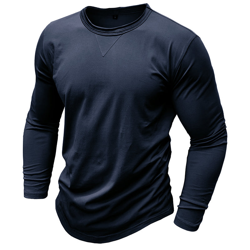 Men’s Long Sleeve Crew Neck Shirt