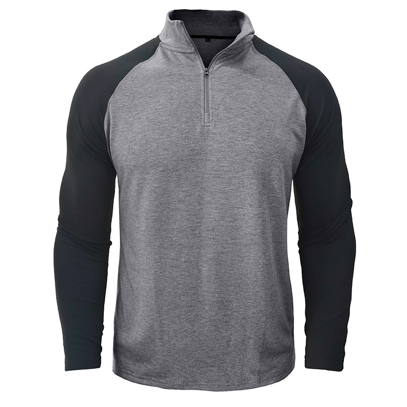 Men’s Quarter Zip Long Sleeve Top