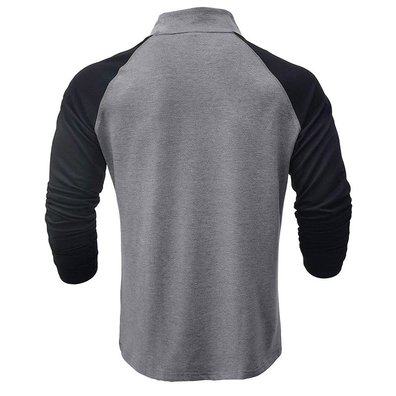Men’s Quarter Zip Long Sleeve Top