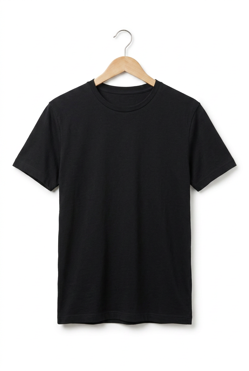 Essential Black Crew Neck T-Shirt