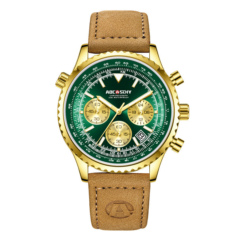 Men’s Aviation Chronograph Watch