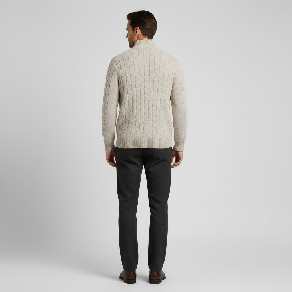 Ridgeway Cable Quarter Zip