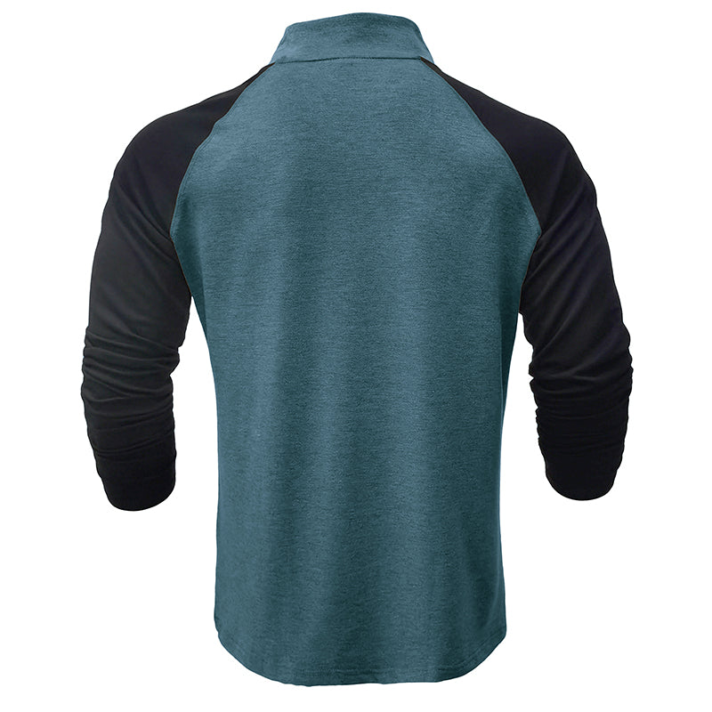 Men’s Quarter Zip Long Sleeve Top