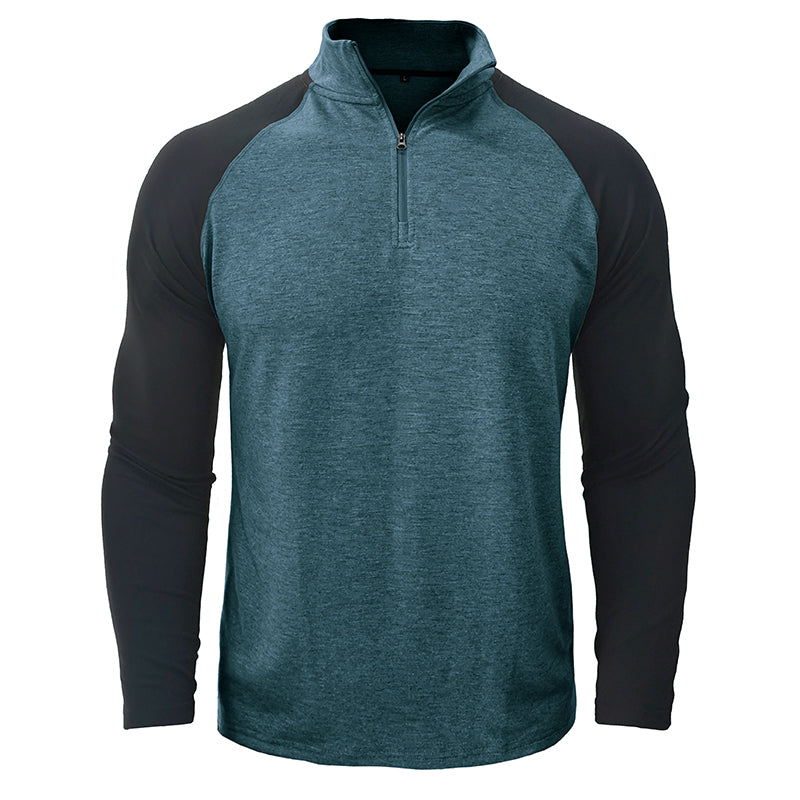 Men’s Quarter Zip Long Sleeve Top