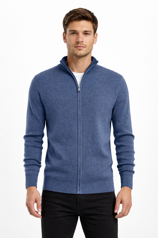 Men’s Full Zip Sport Knit Cardigan