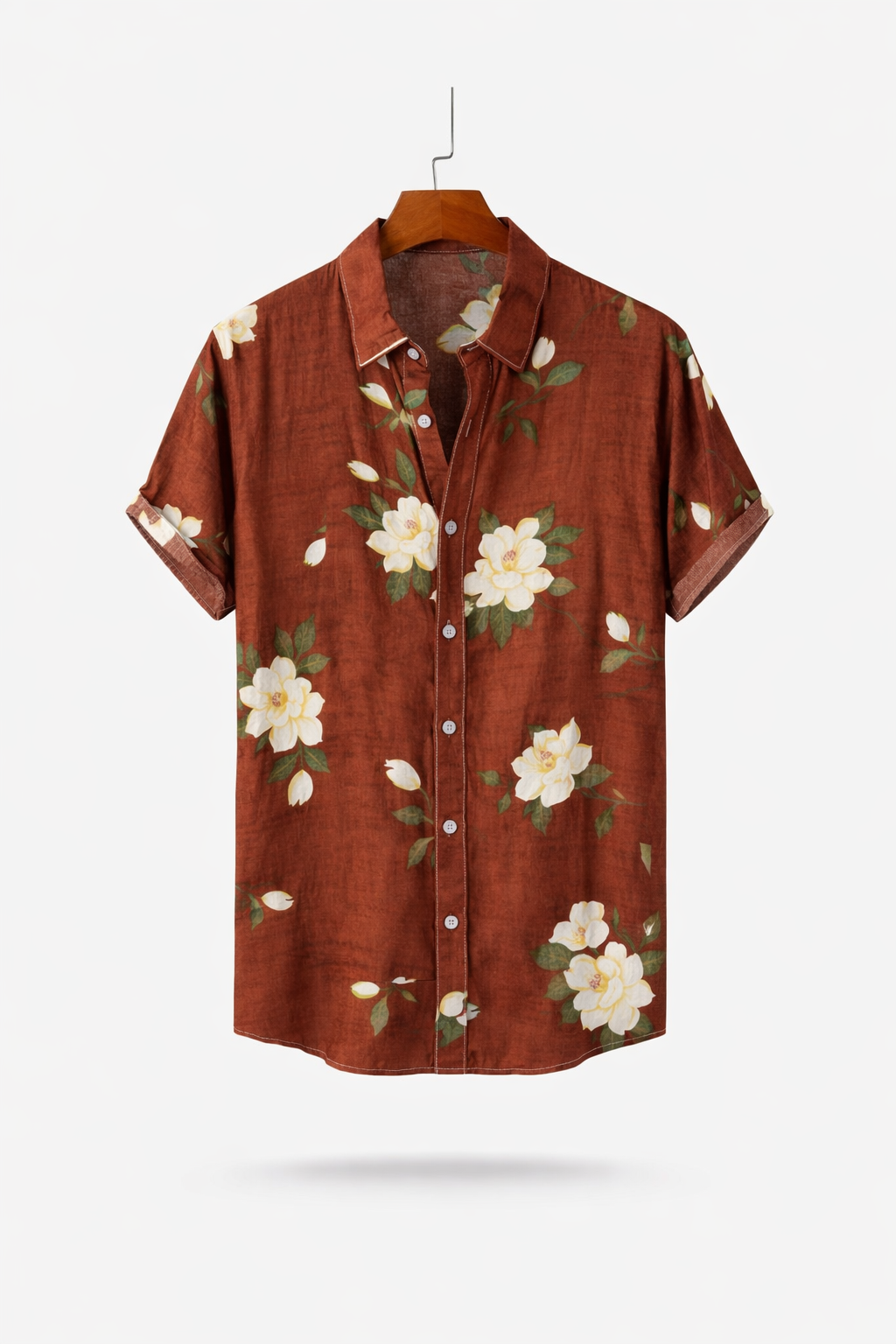 Floral Short Sleeve Button Shirt