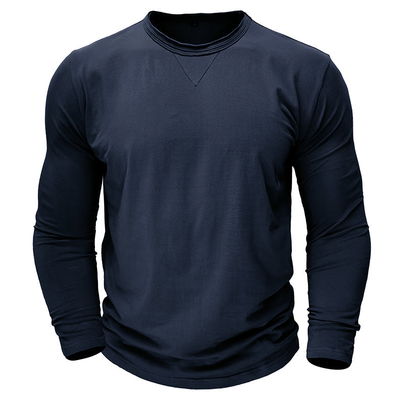 Men’s Long Sleeve Crew Neck Shirt