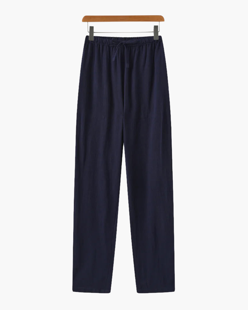 Men’s Soft Lounge Pants With Elastic Waist Drawstring