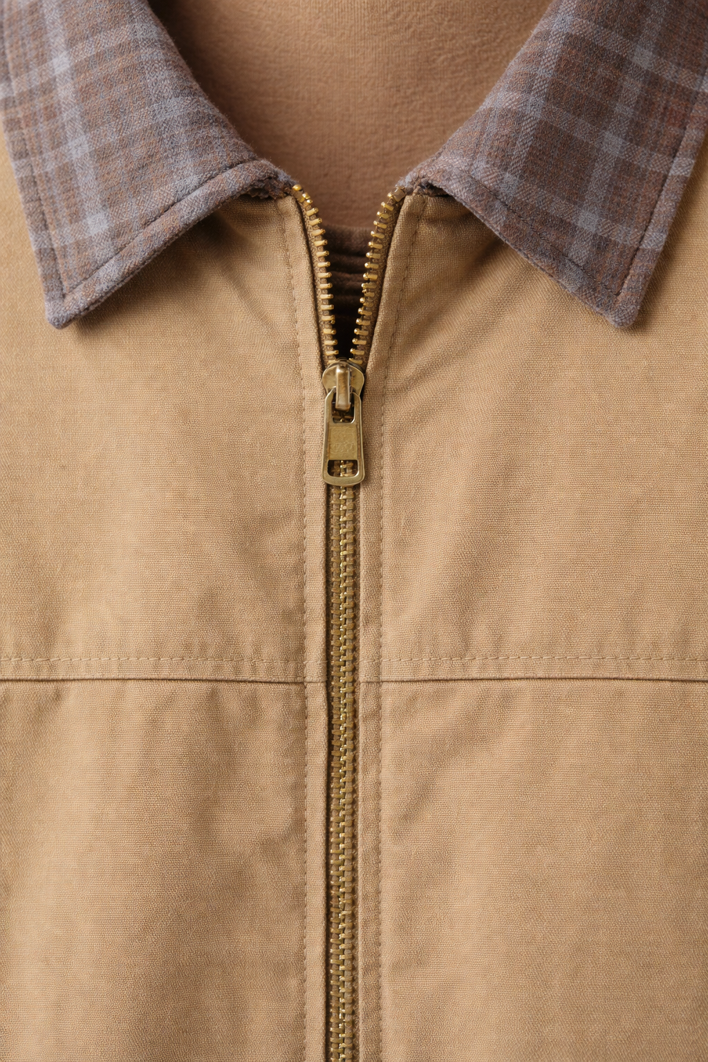 Tan Reversible Utility Jacket