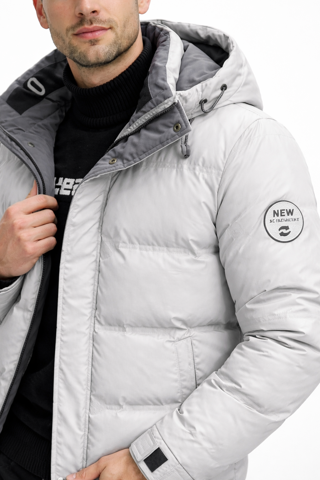 Short Men’s Polyester Puffer