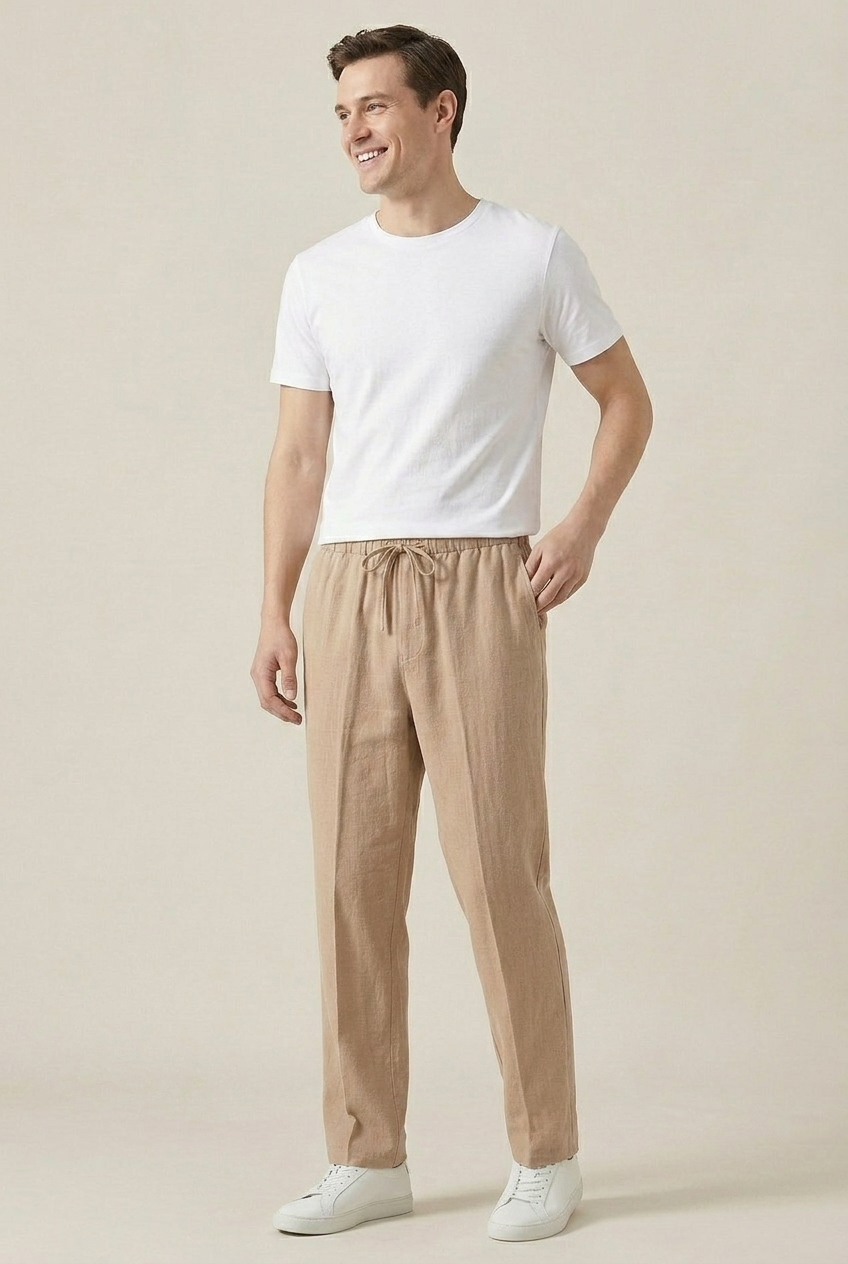 Men’s Straight Leg Drawstring Pants