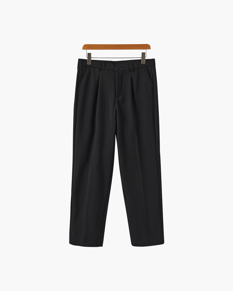 Men’s Tailored Utility Trousers With Clean Structure Designed