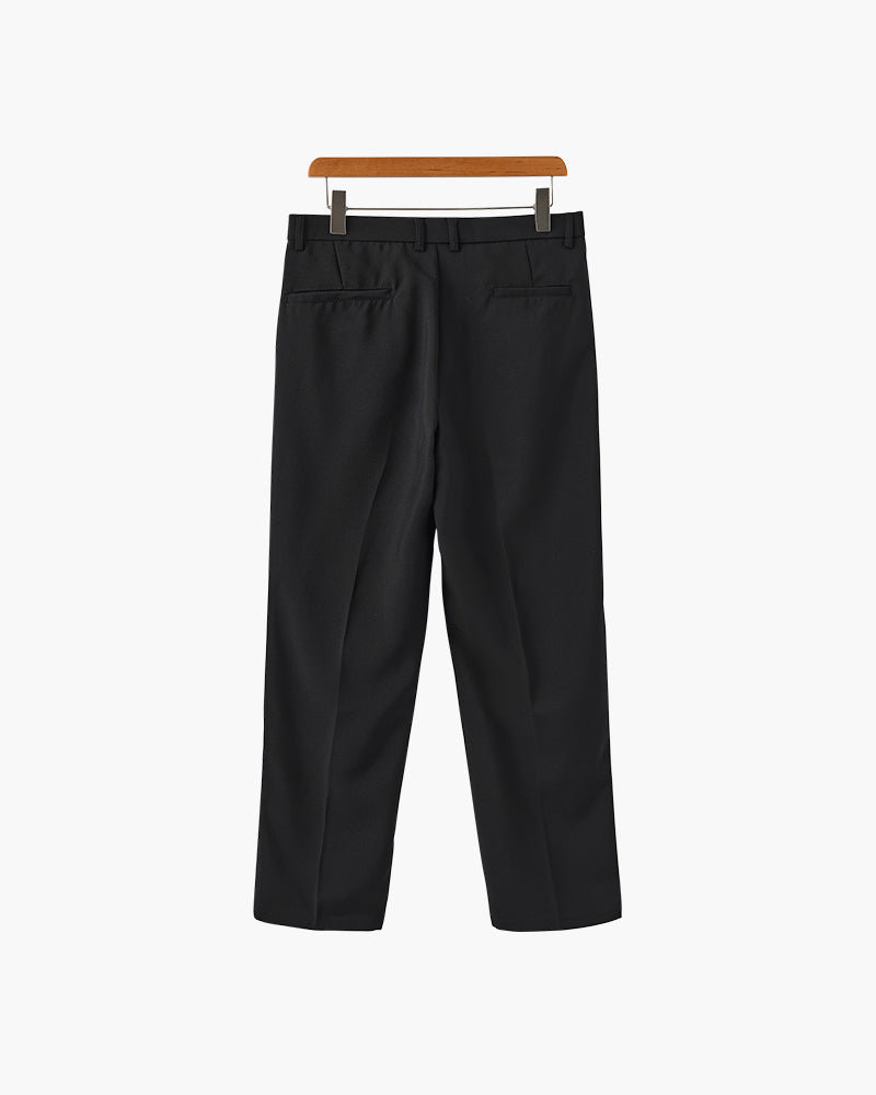 Men’s Tailored Utility Trousers With Clean Structure Designed