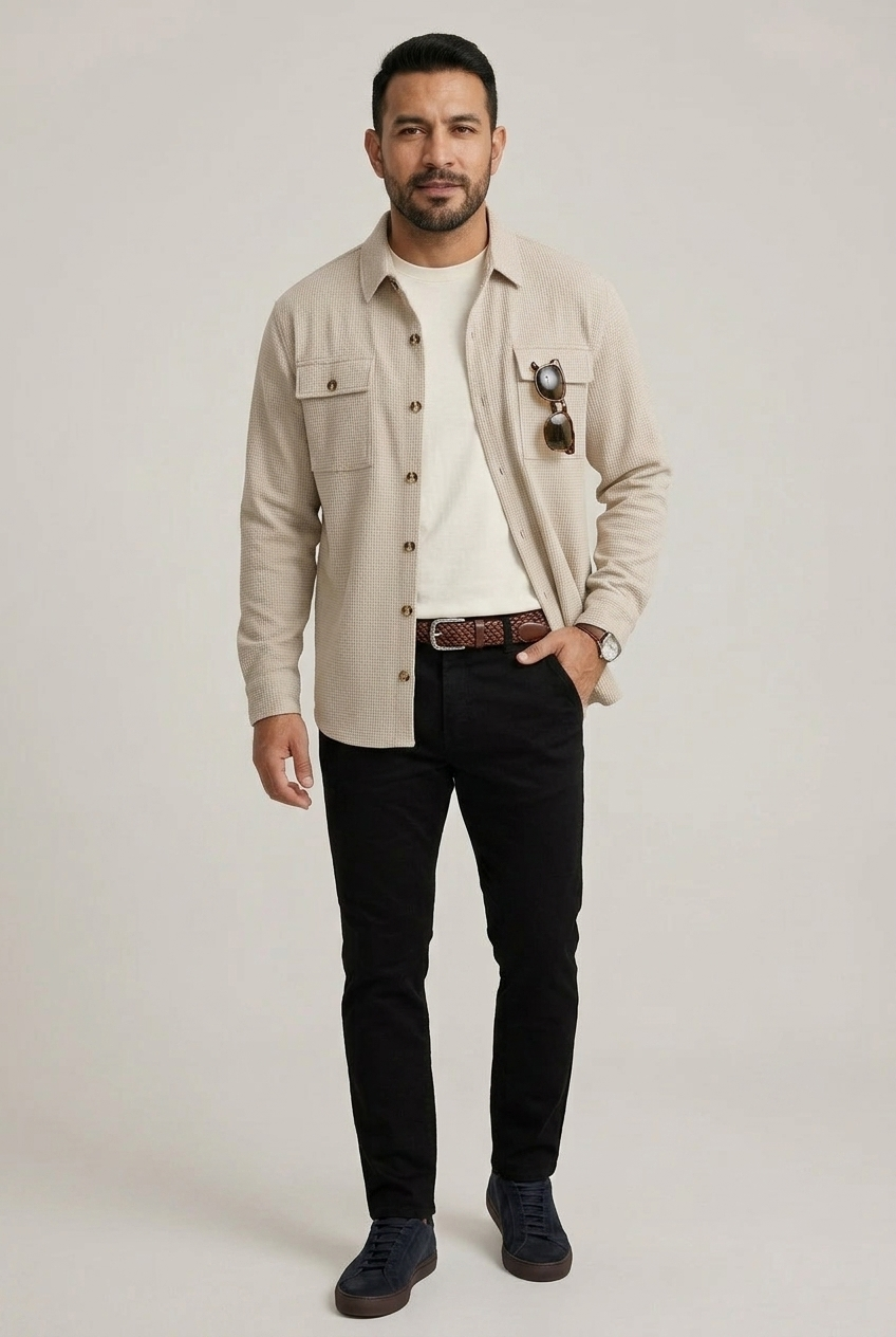 The Alder Waffle Overshirt