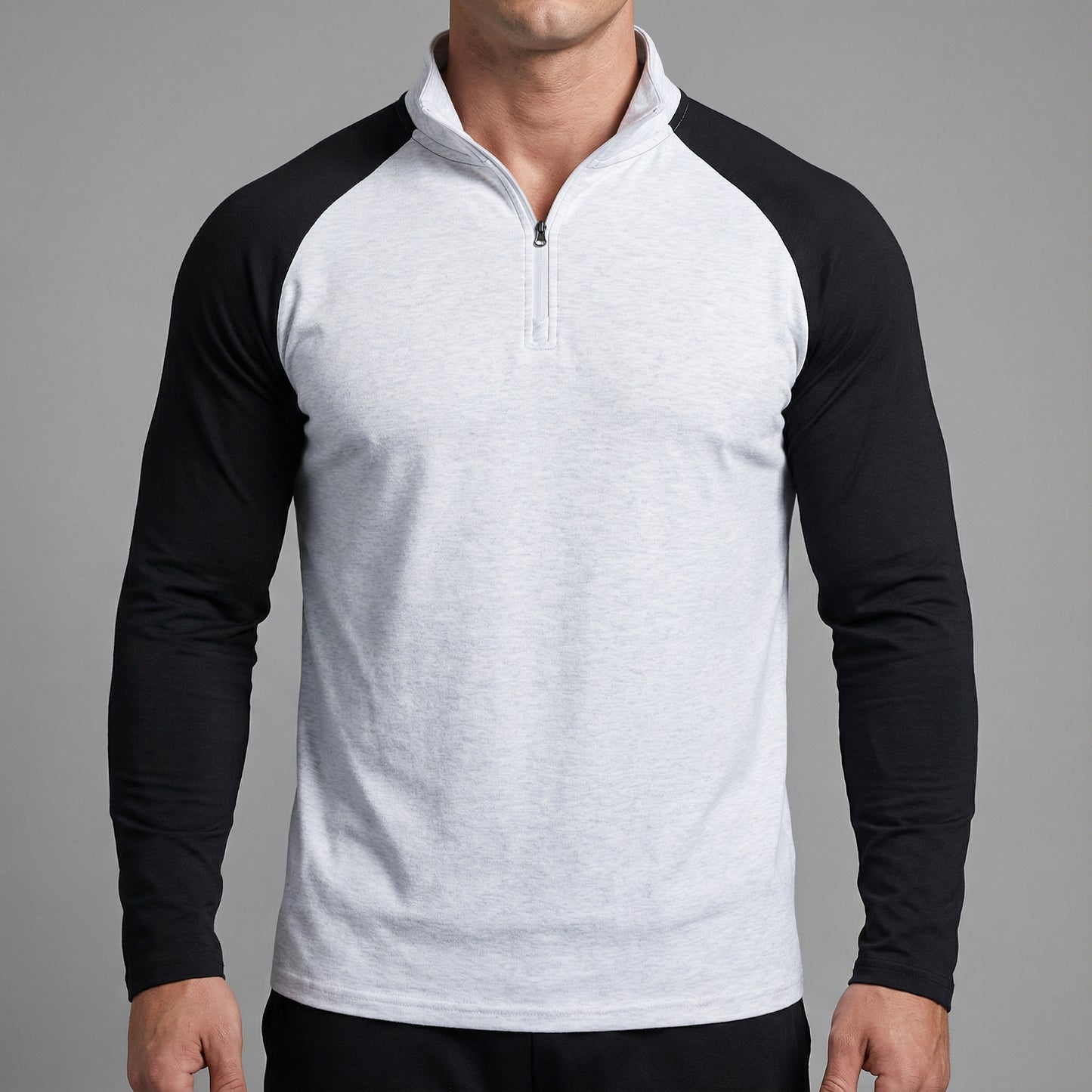Men’s Quarter Zip Long Sleeve Top