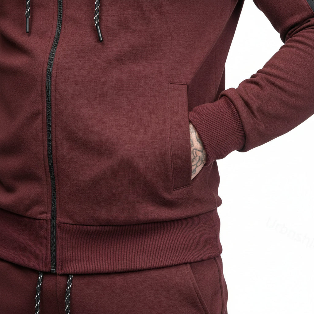 Structured Zip Hoodie Set