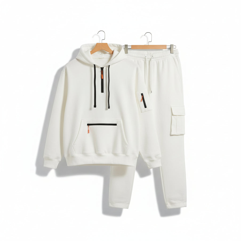 Utility Zip Hoodie Set