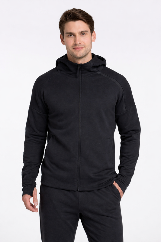 Men’s Hooded Athletic Jacket for Training