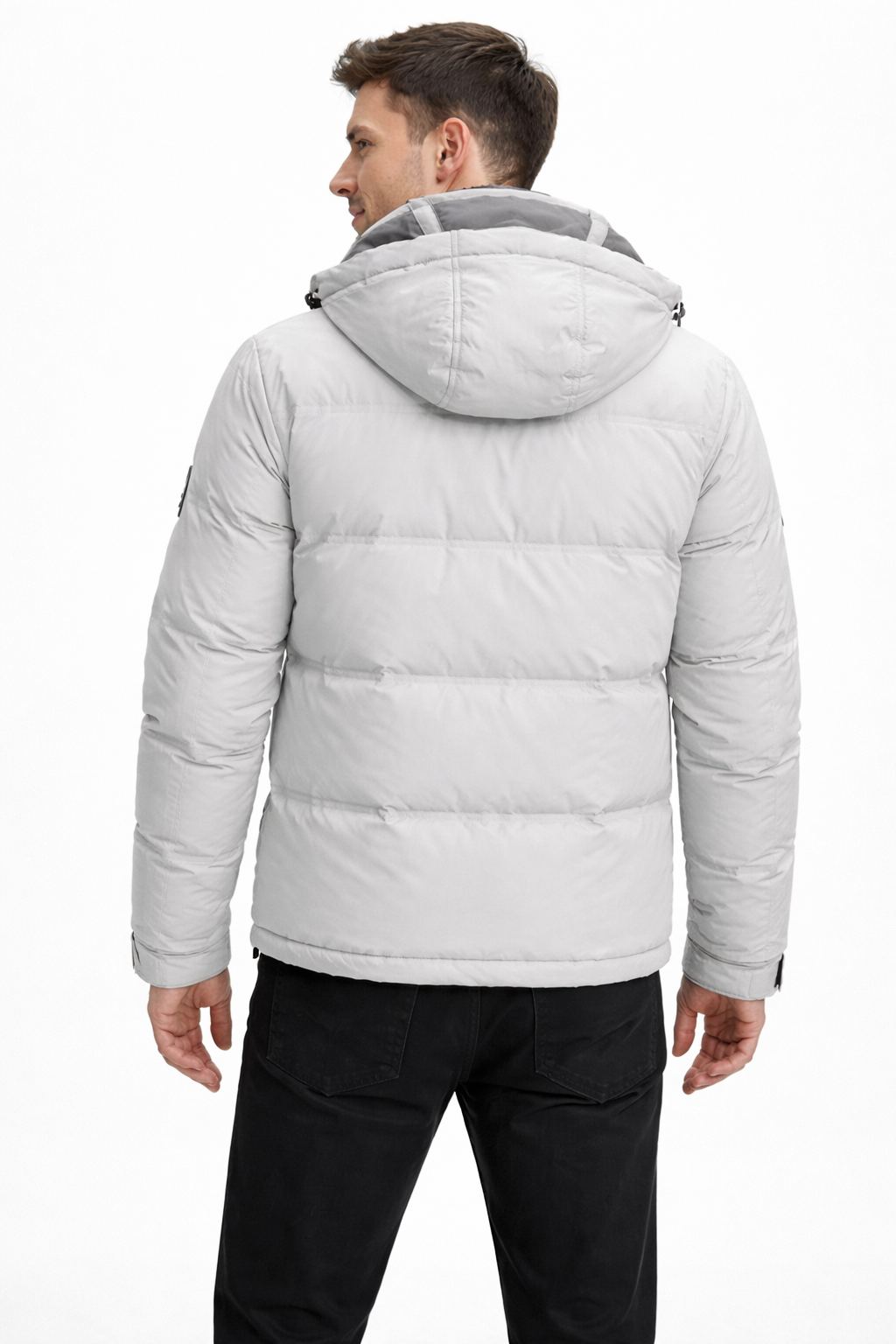Short Men’s Polyester Puffer