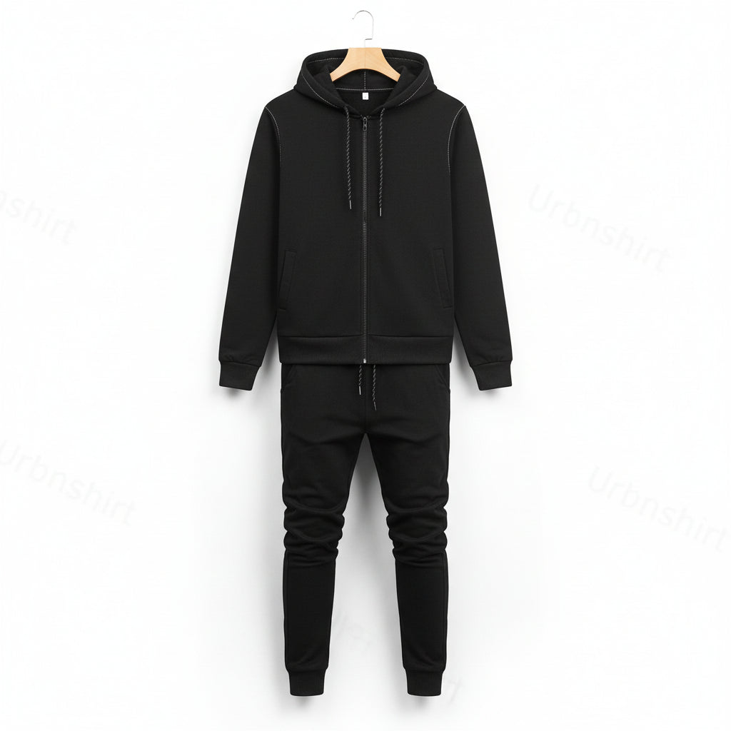Structured Zip Hoodie Set