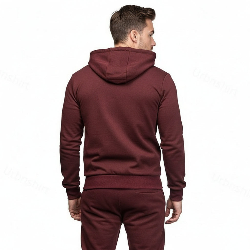 Structured Zip Hoodie Set