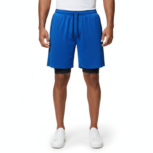 Compression Double Layer Running Shorts