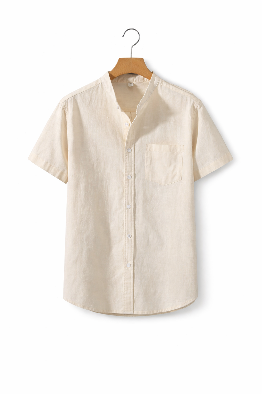 Men’s Cotton Home Short Sleeve Button Shirt