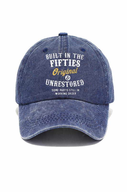 Heritage Fifties Embroidered Denim Cap
