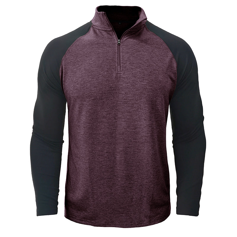 Men’s Quarter Zip Long Sleeve Top