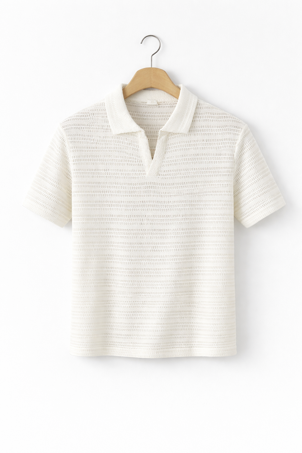 Sandbar Open-Weave Knit Polo