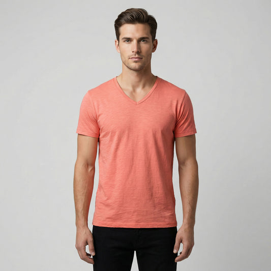 Men’s Short Sleeve V-Neck Shirt