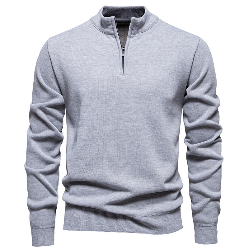 Men's Knitwear Top Half Zipper