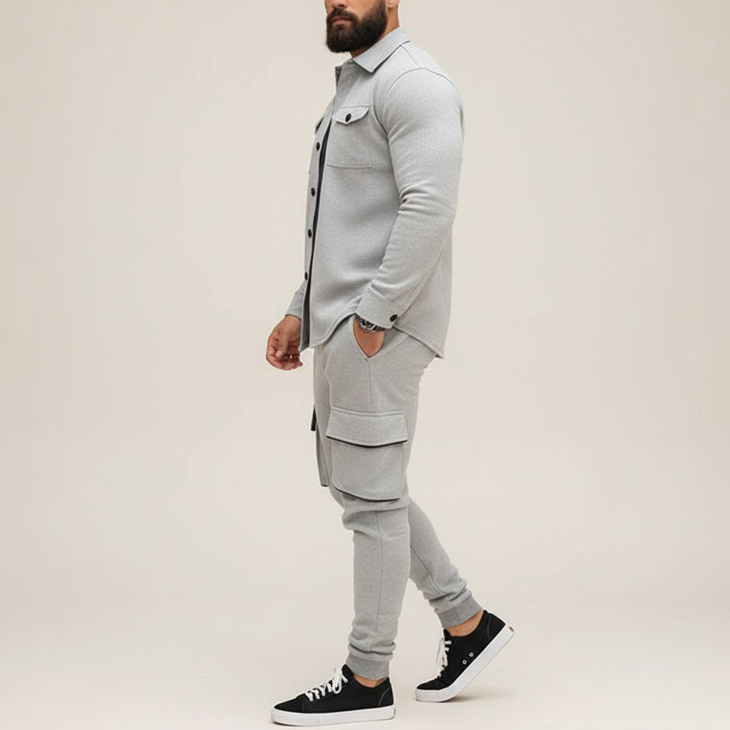 Button Utility Shirt City Set