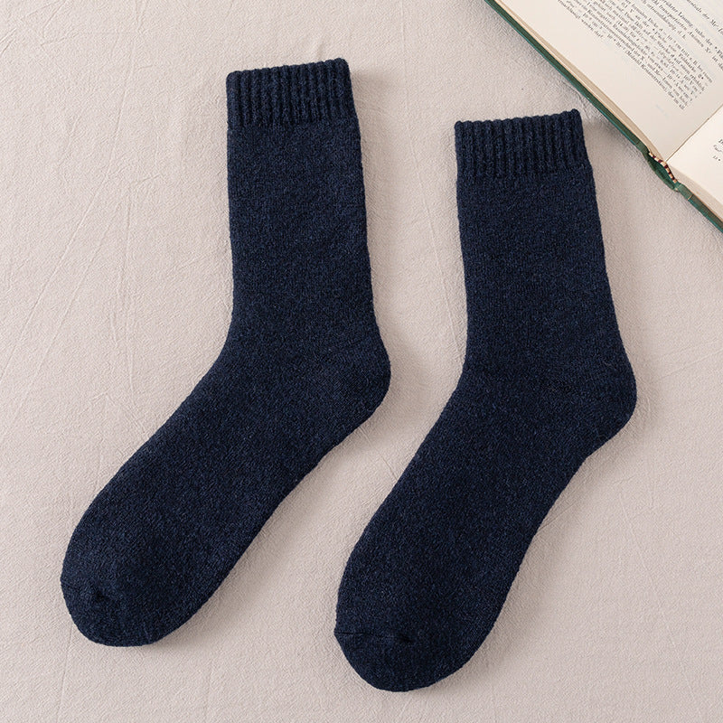 Men’s Fleece Lined Wool Crew Socks