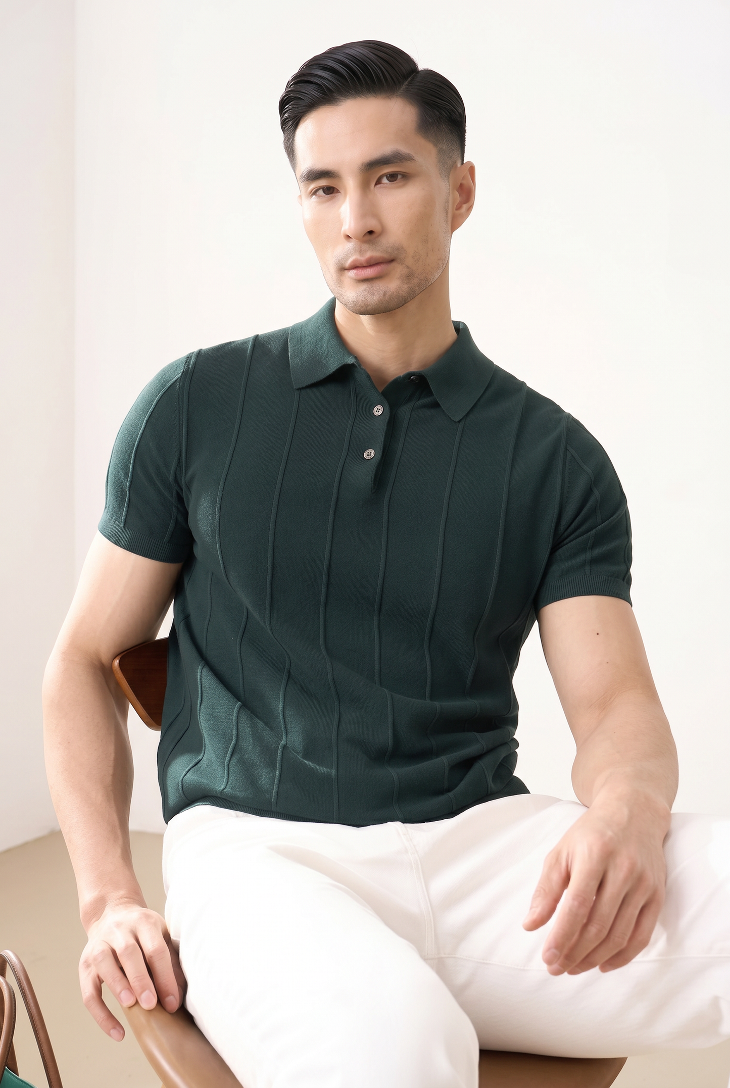 Preston Rib Knit Polo