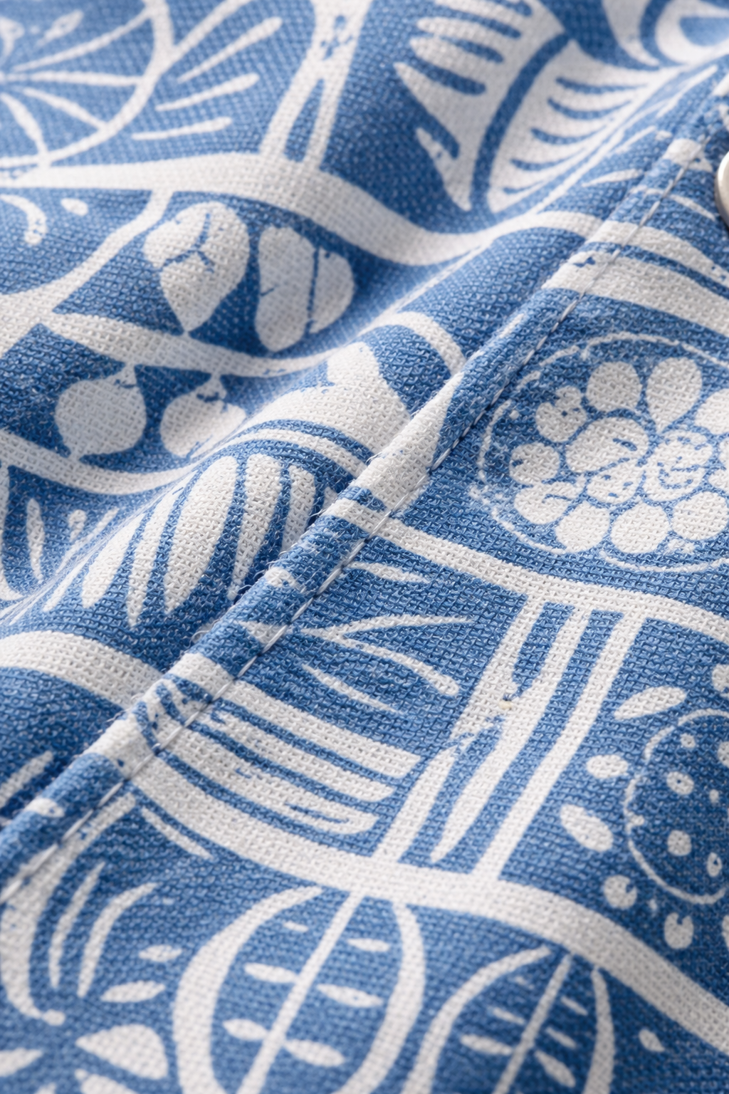 Aegean Mosaic Woven Print Shirt