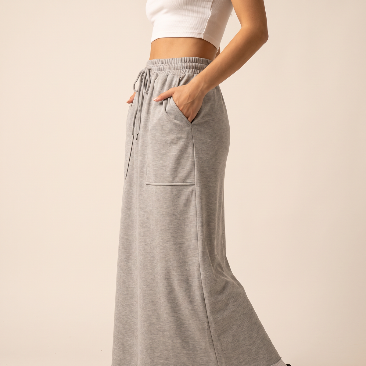 Alera maxi-rok met trekkoord