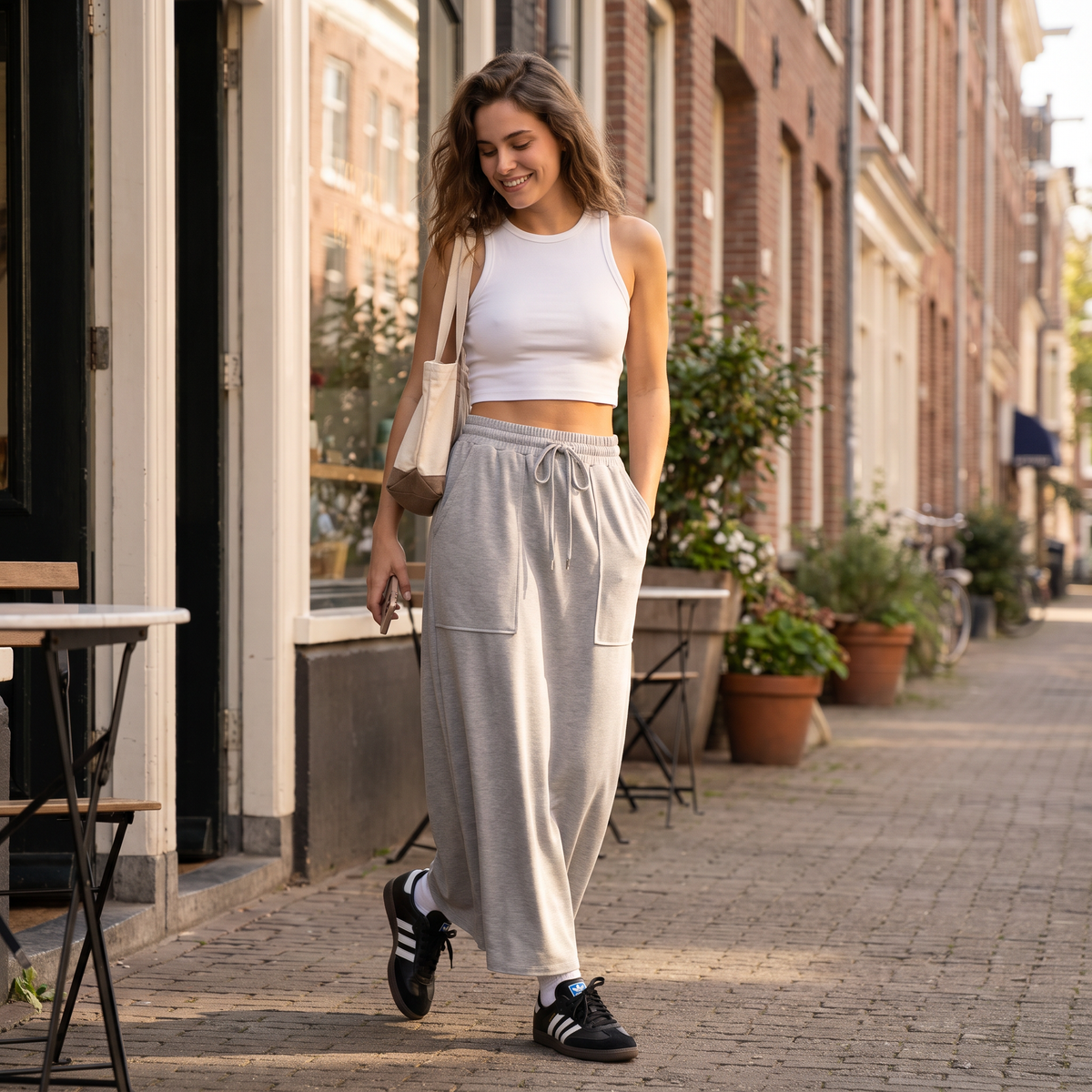 Alera maxi-rok met trekkoord