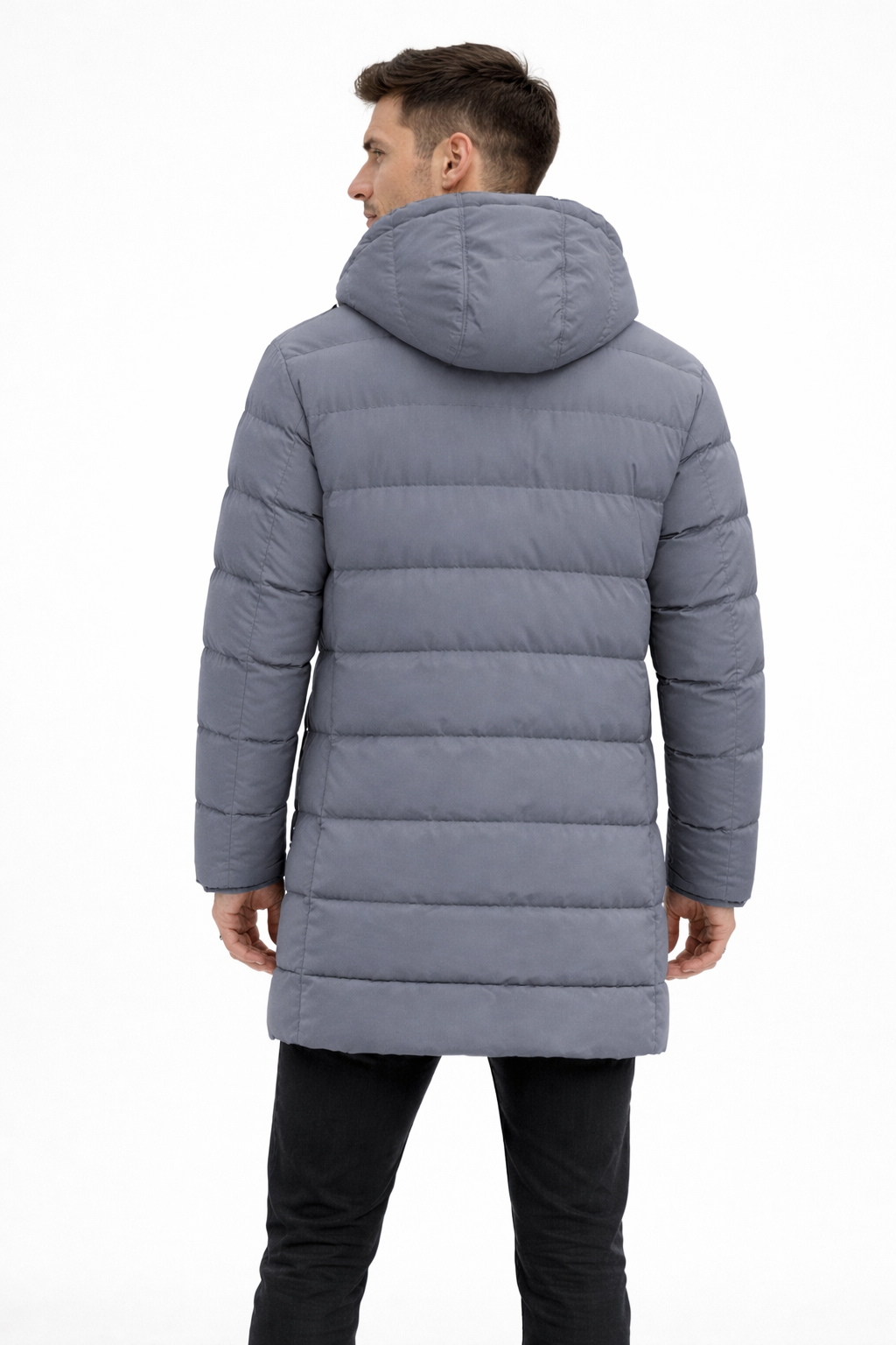 Long Men's Puffer Jacket