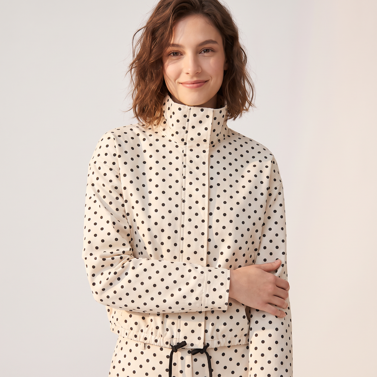 Averie set met stippenjack en short
