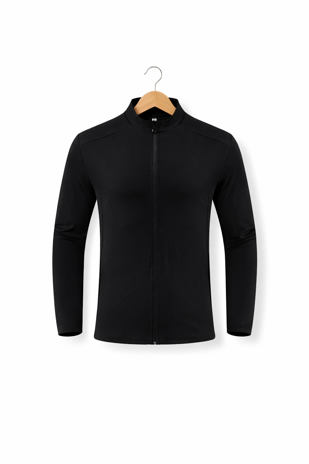 Men’s Stand Collar Zip Training Top for Gym