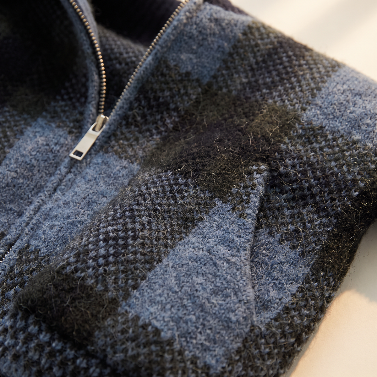 Brienne geruit vest met ritssluiting