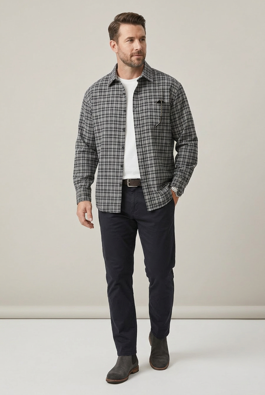 Ashcroft Plaid Overshirt