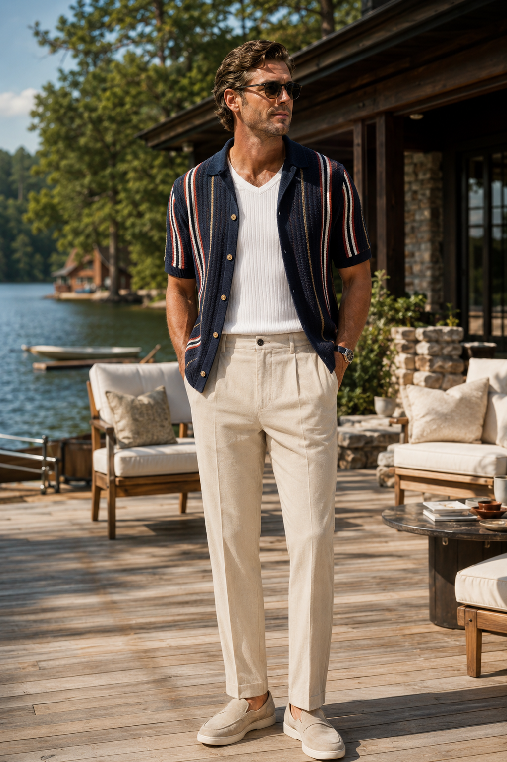 Milano Knit Polo Set
