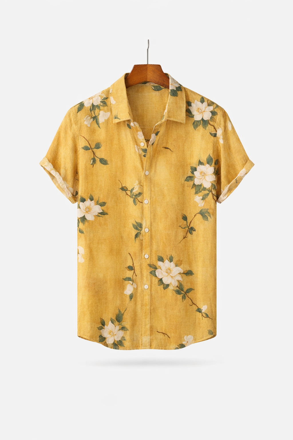 Floral Short Sleeve Button Shirt
