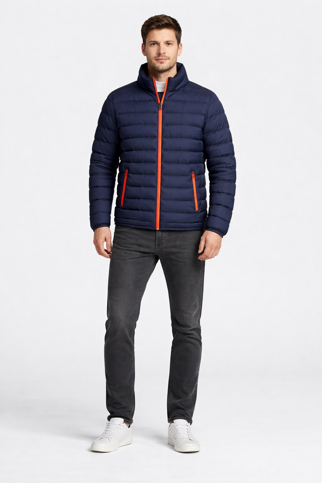 Chaqueta contraste cremallera Northshore