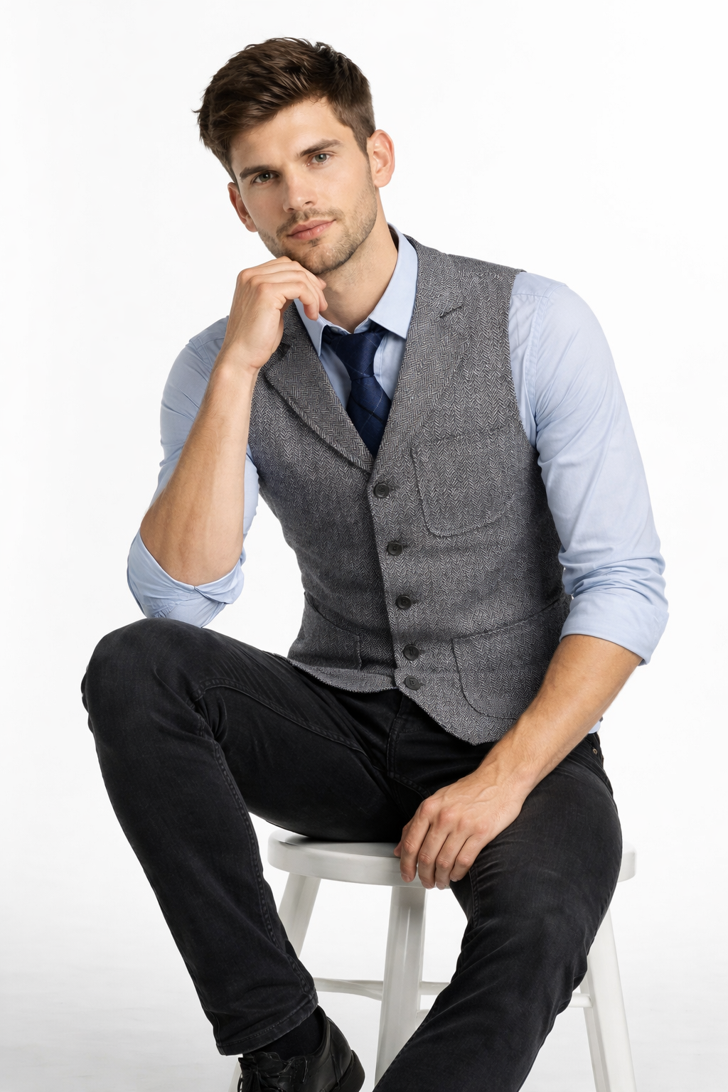 Men’s Woven Vest
