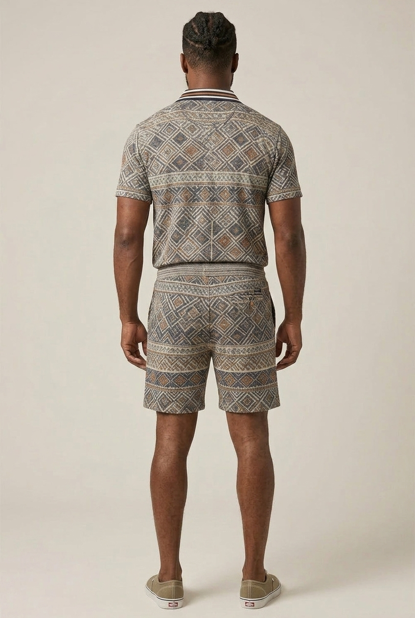 Santorini Mosaic Polo Set