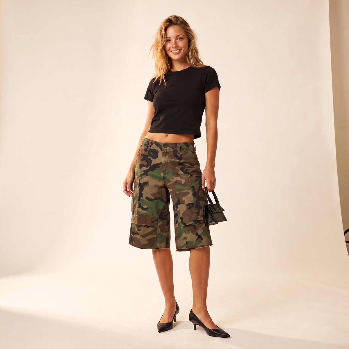 Daxen camouflage cargoshorts