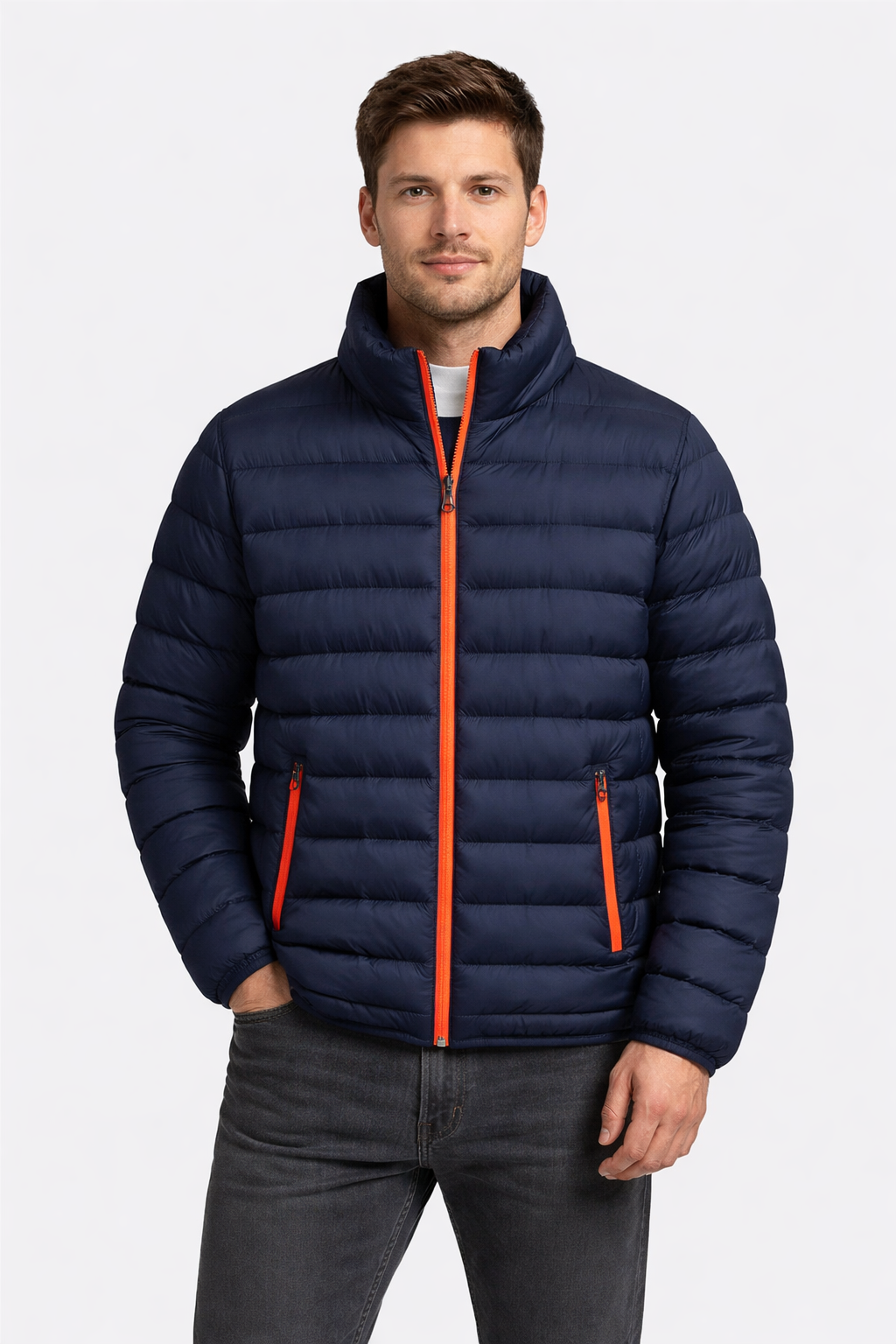 Chaqueta contraste cremallera Northshore